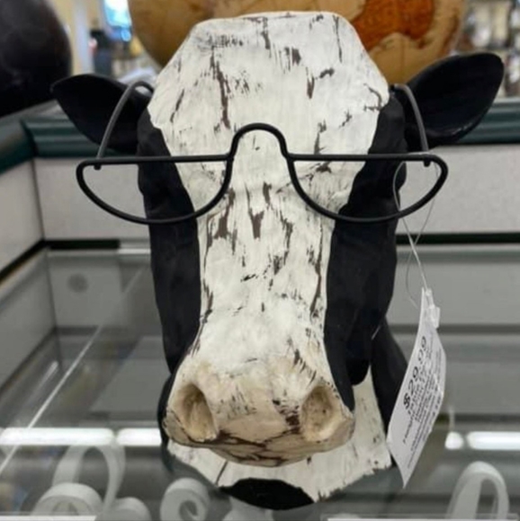 Hobby Lobby Kitchen Vhtf Hobby Lobby Cow With Glasses Poshmark
